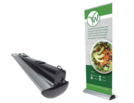 Phoenix 2 Pull-Up Banner 850mm(w) with Interchangeable Graphic Cassettes